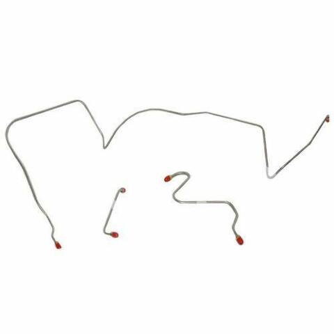Front Brake Line Kit for 1966 Pontiac LeMans drum brakes stainless steel