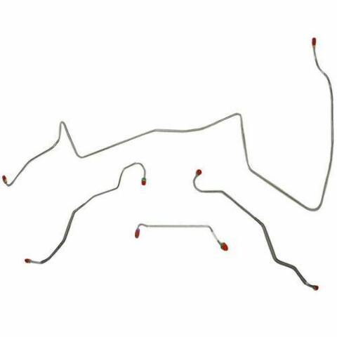Front Brake Line Kit for 1967 Pontiac LeMans drum brakes steel