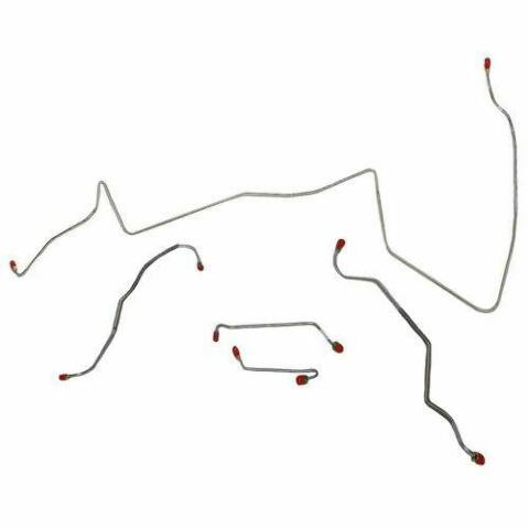 Front Brake Line Kit for 1967 Pontiac LeMans disc brakes steel