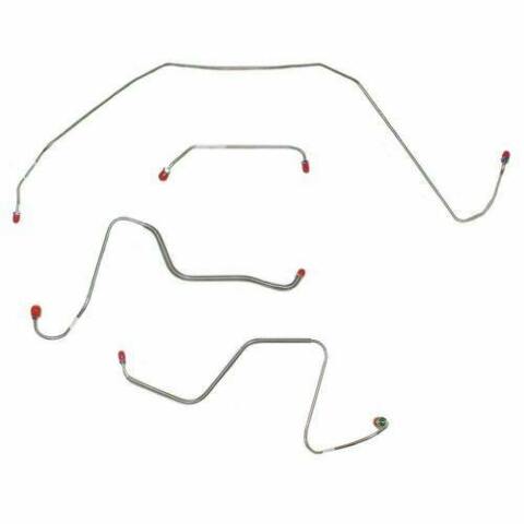 Front Brake Line Kit for 1967 Buick Skylark drum brakes steel
