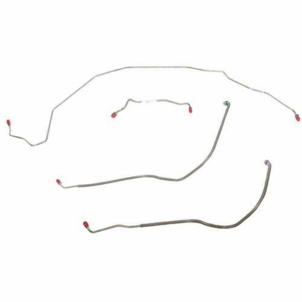 Front Brake Line Kit for 1968-1972 Buick Skylark drum brakes stainless steel