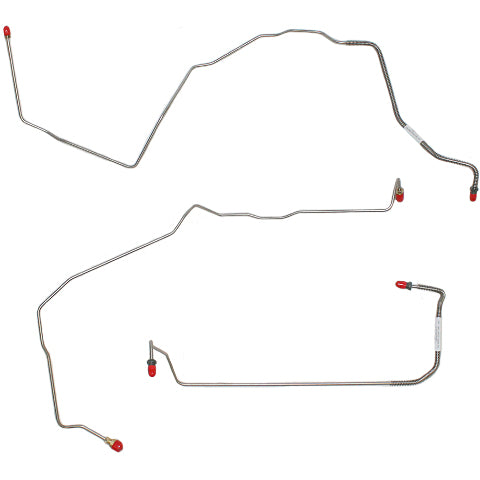 1997-2003 Pontiac Grand Prix Front Brake Line Kit AWABS 3.8L Steel AKT9704OM