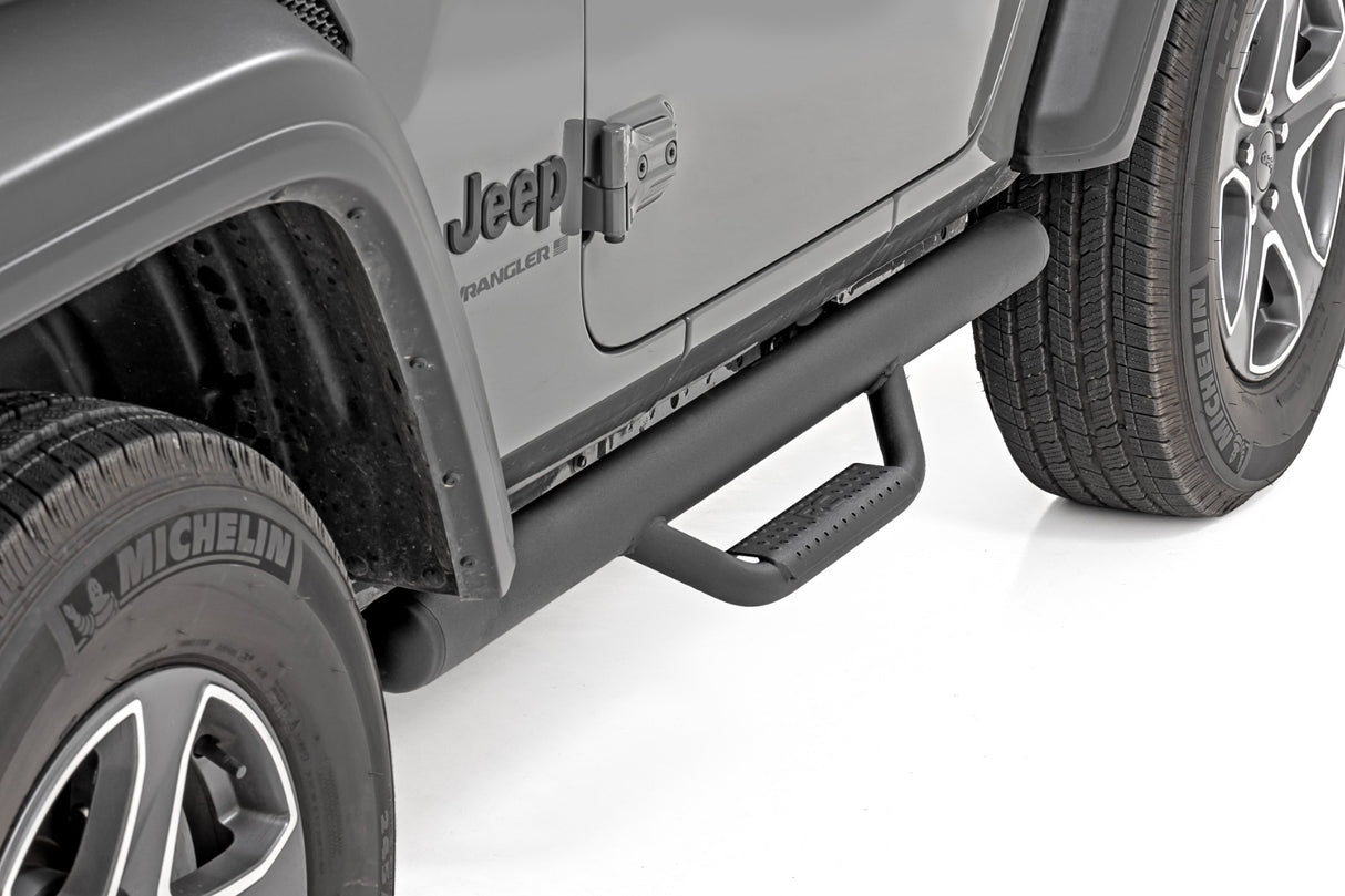 Nerf Steps - Full Length - 2 Door - Jeep Wrangler JL 4WD (2018-2025)