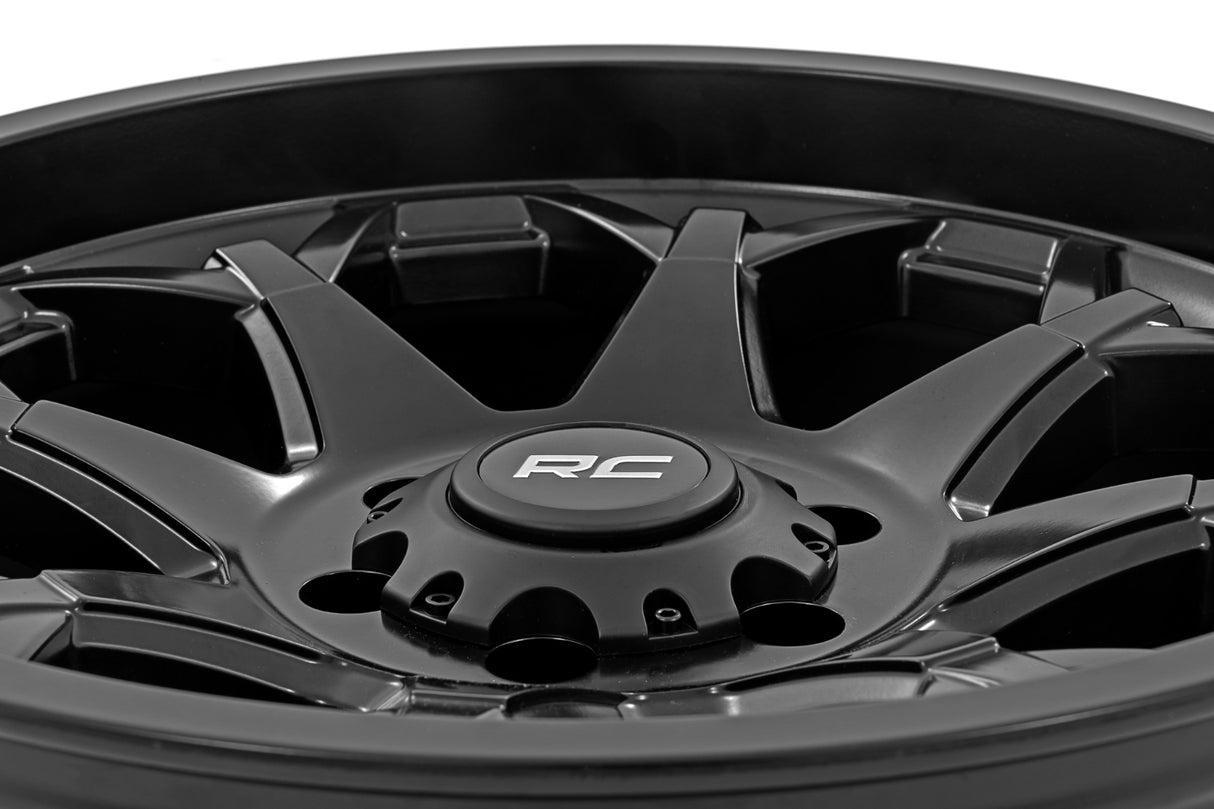 80 Series Wheel/One-Piece/Semi Gloss Black/20x10/5x5/-25mm