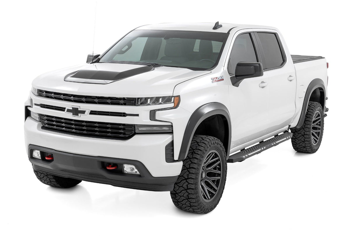 AC2 Running Boards - Amber/White - Crew Cab - Chevy/GMC 1500/2500HD/3500HD