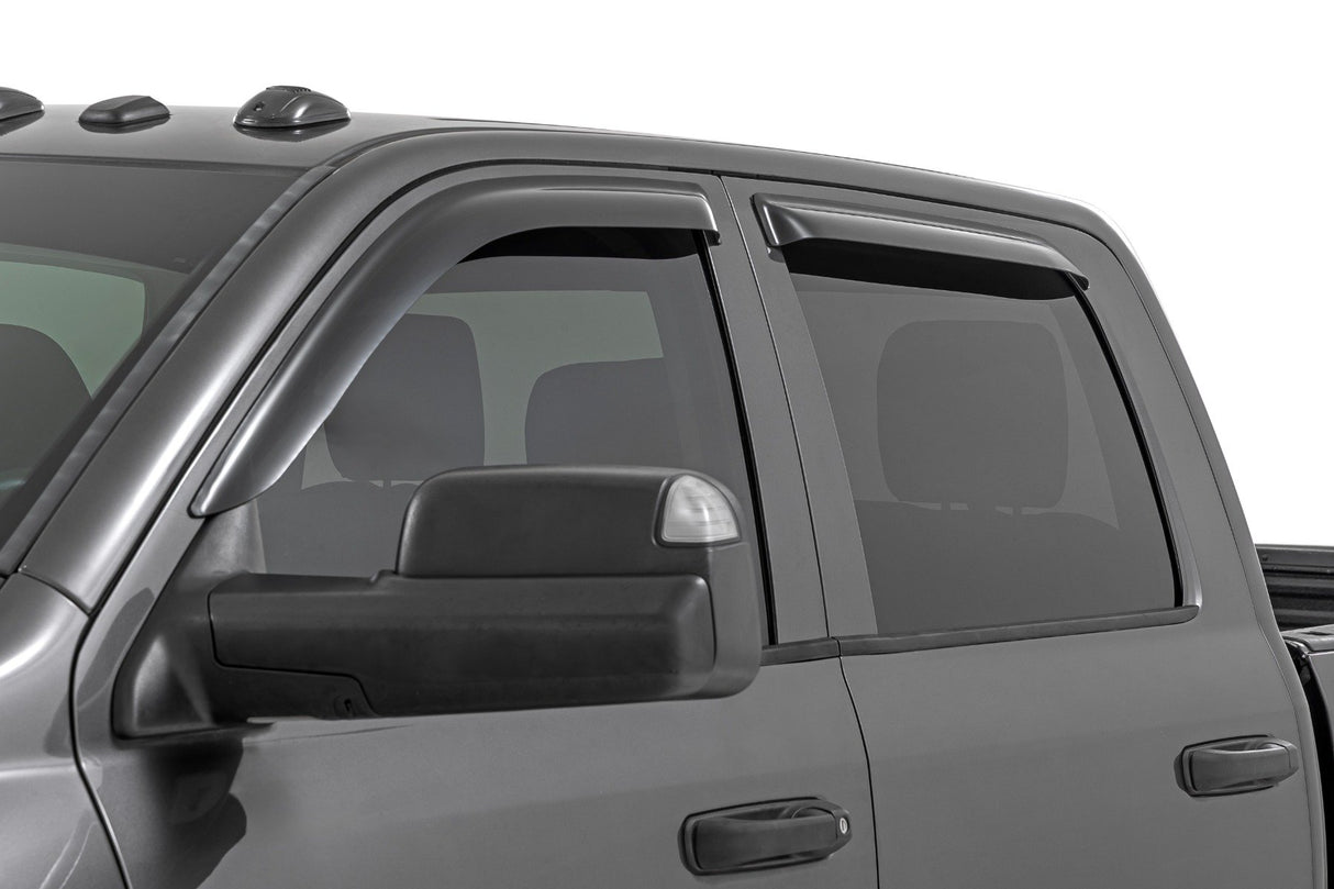 Side Window Deflectors - for Ram 1500 by Rough Country