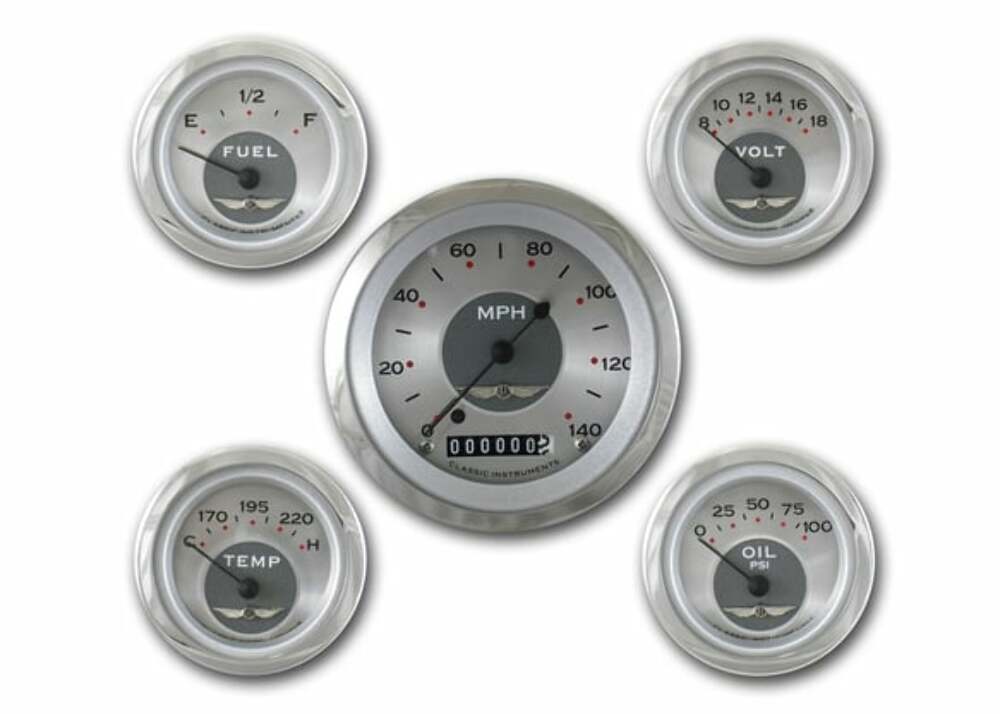 Classic Instruments analog dash gauge set