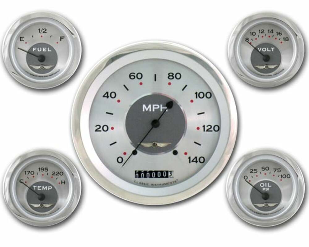 Classic Instruments analog dash gauge set