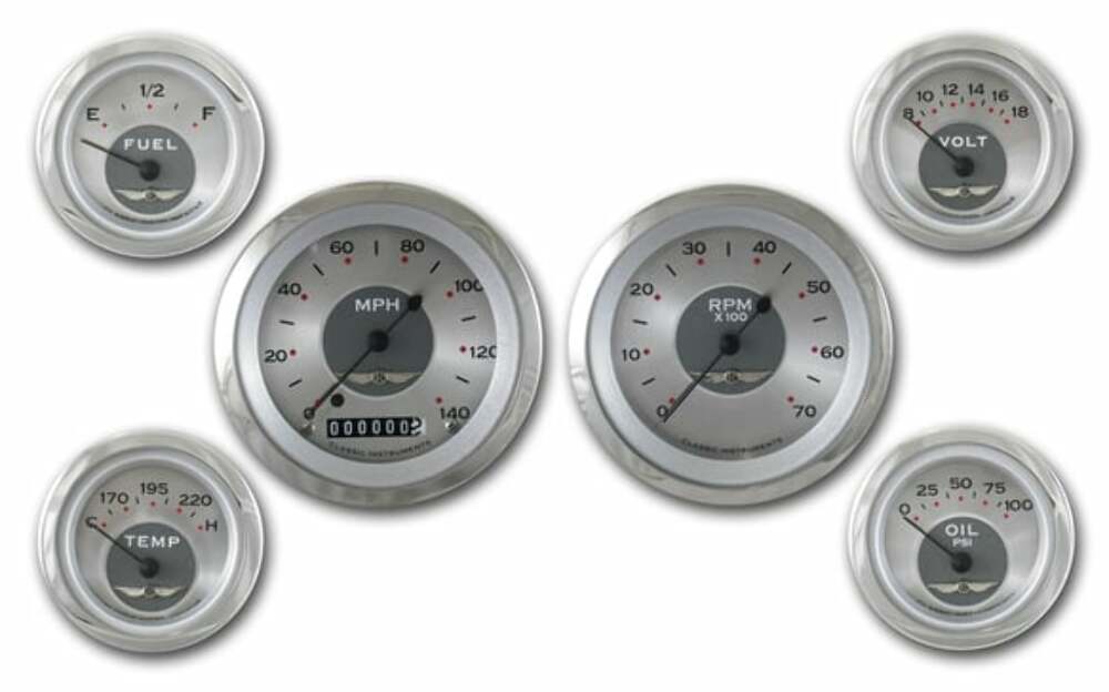 Classic Instruments analog dash gauge set