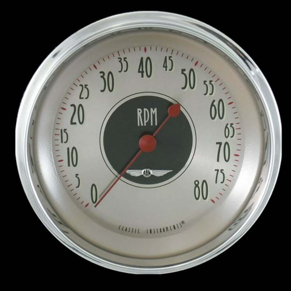 All American Nickel 4 5/8" Tachometer AN71SLC
