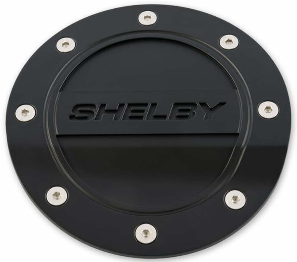 All Black Fuel Door fits Ford Mustang 2015-19 -FS3Z-6640526-SA muscle car