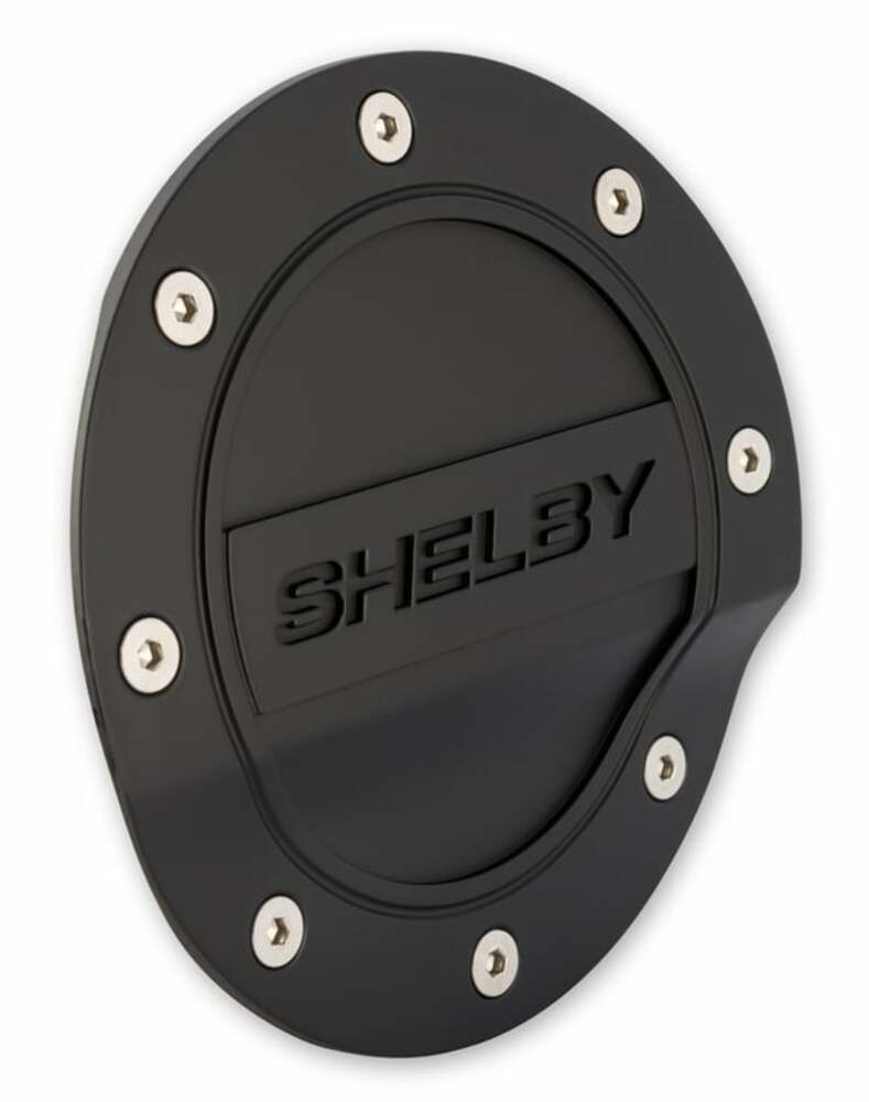 All Black Fuel Door fits Ford Mustang 2015-19 -FS3Z-6640526-SA muscle car