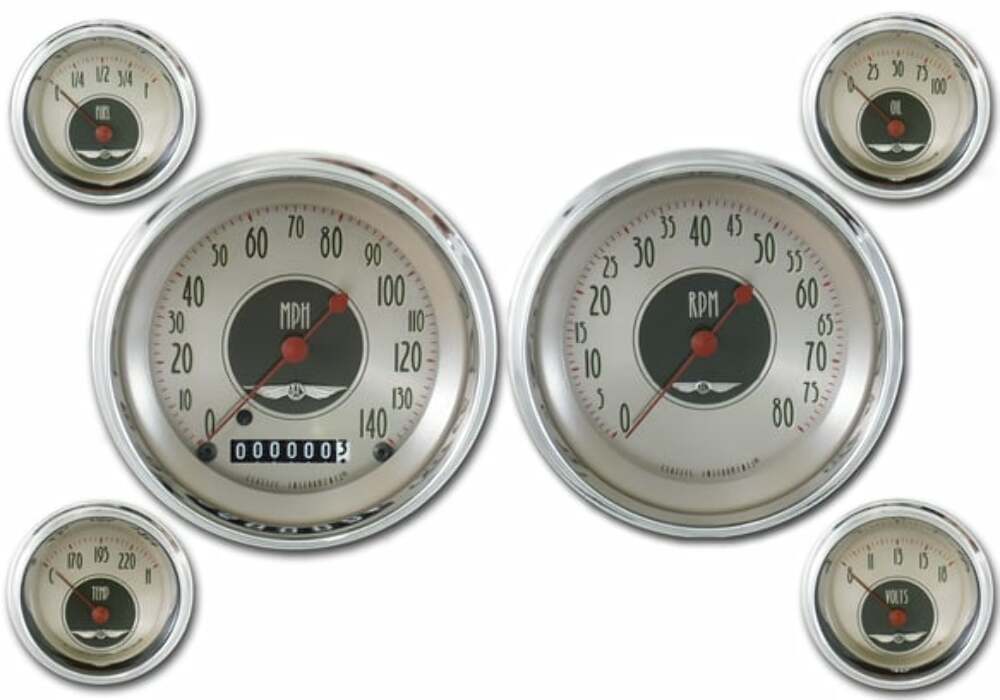 Classic Instruments analog dash gauge set
