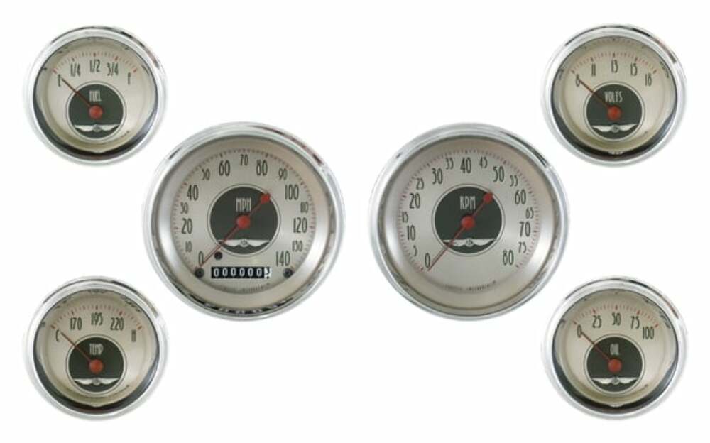 Classic Instruments analog dash gauge set