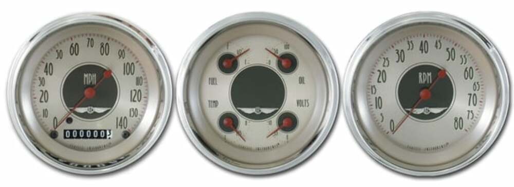 Classic Instruments analog dash gauge set