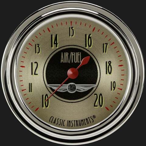 All American Nickel 2 5/8" Air Fuel Ratio Gauge AN394SLC