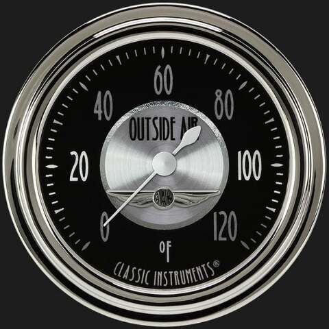 All American Nickel 2 5/8" Outside Air Temp Gauge AN399SLC
