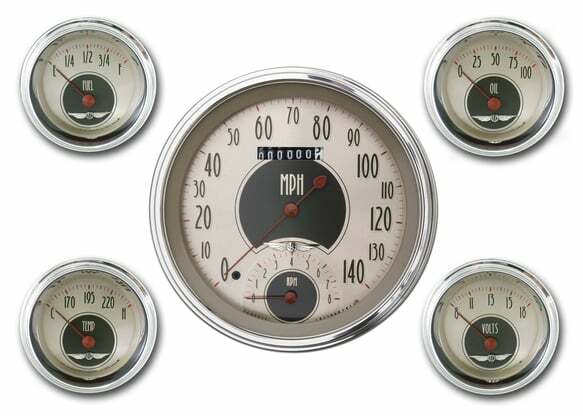 Classic Instruments analog dash gauge set