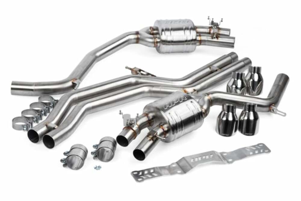 Catback Exhaust System - 4.0 TFSI - C7 S6 and S7 for Audi stainless steel polished