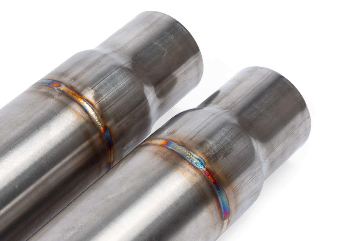 Catback Exhaust System Center Muffler - 4.0 TFSI - C7 for Audi stainless steel