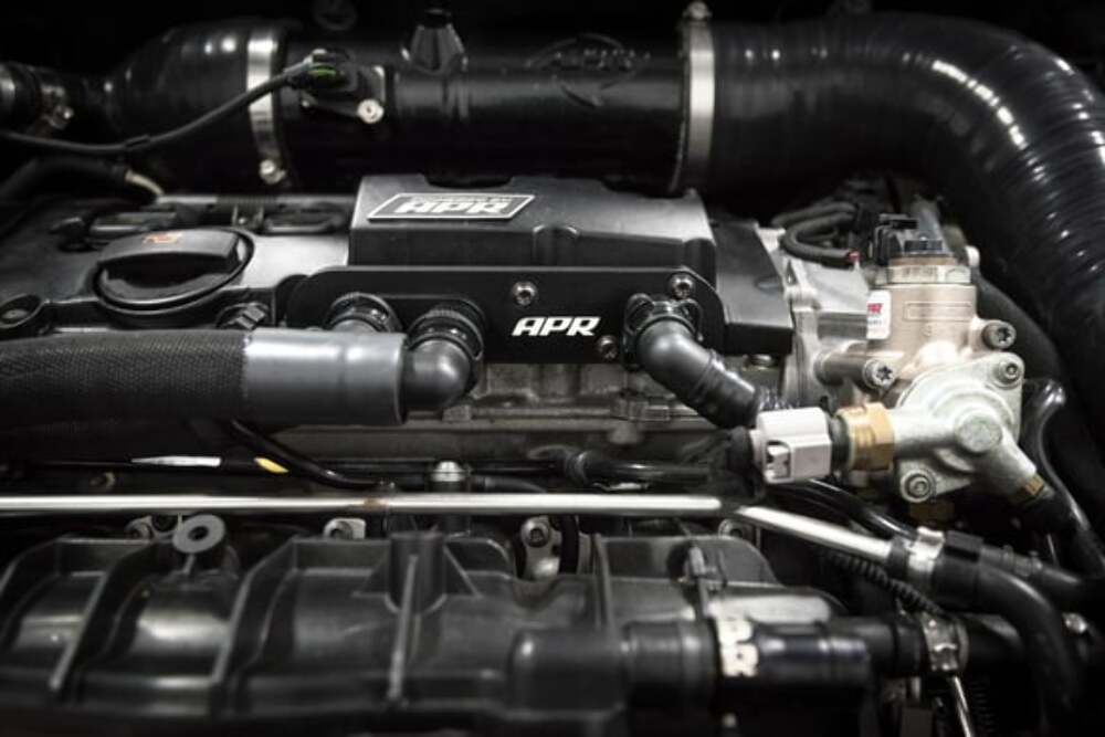 APR Catch Can - MK6 Golf R (NAR) and VW aluminum stainless steel