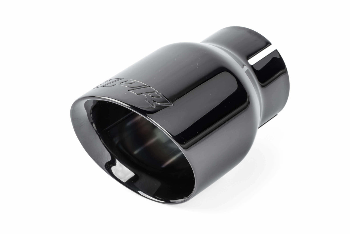 Double-Walled 3.5 Slash-Cut Tips (Diamond Black) - Set of 2 stainless steel black