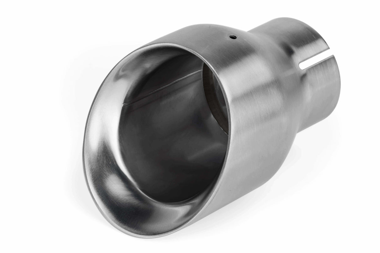 Double-Walled 4 Slash-Cut Tips (Brushed) - Set of 2 stainless steel