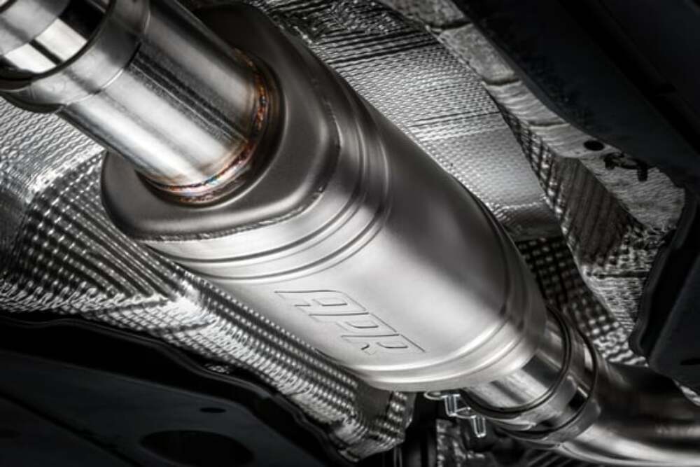 Exhaust - Front Muffler - MK7 GTI and VW stainless steel