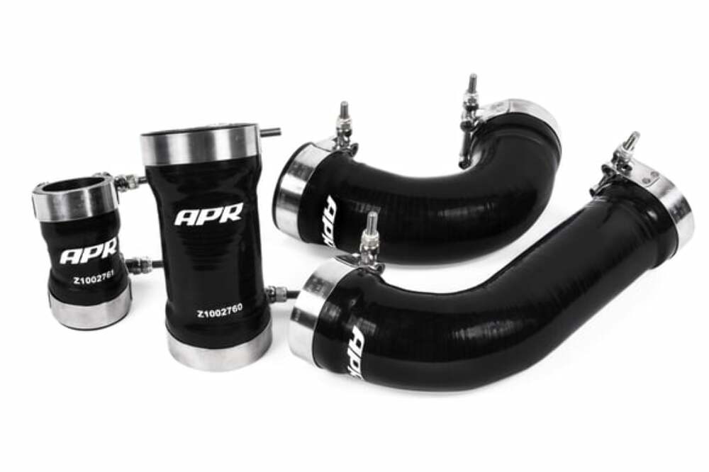 Hoses - Full System - MQB 1.8T/2.0T for Audi and VW stainless steel black