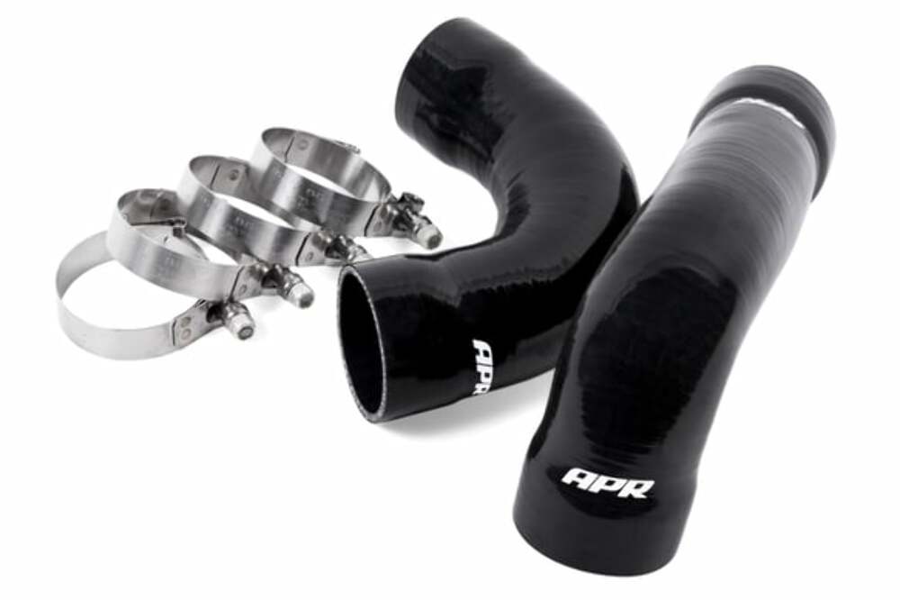 Hoses - Full System - MQB 1.8T/2.0T for Audi and VW stainless steel black