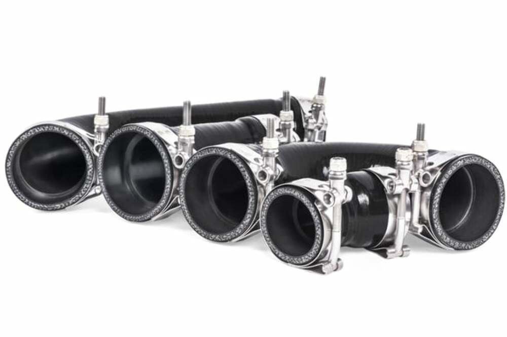 Hoses - Full System - MQB 1.8T/2.0T for Audi and VW stainless steel black