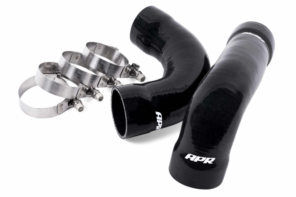 Hoses - Intercooler - MQB 1.8T/2.0T for Audi and VW stainless steel black