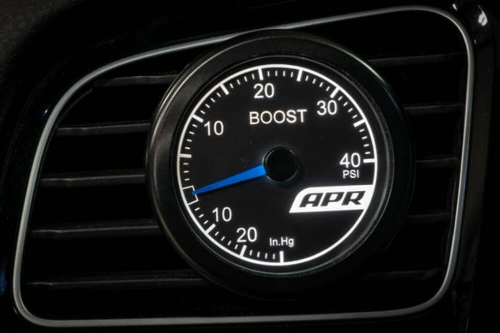 MK7 Mechanical Boost Gauge System (Blue) and VW black