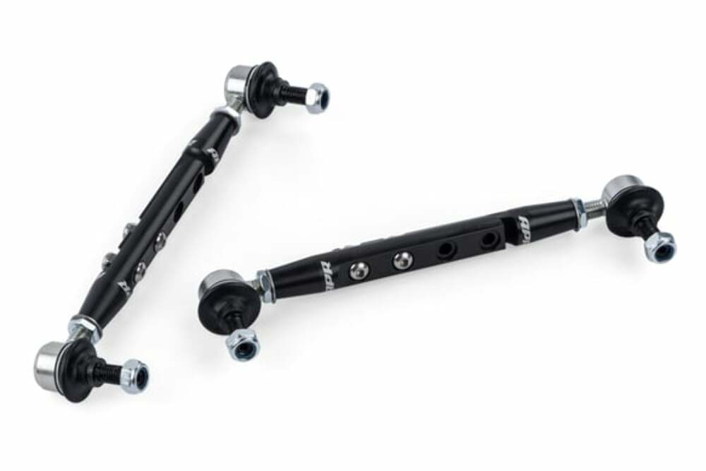 Roll-Control Front Stabilizer Bar End Links (Ball Joint) for Audi and VW aluminum polished