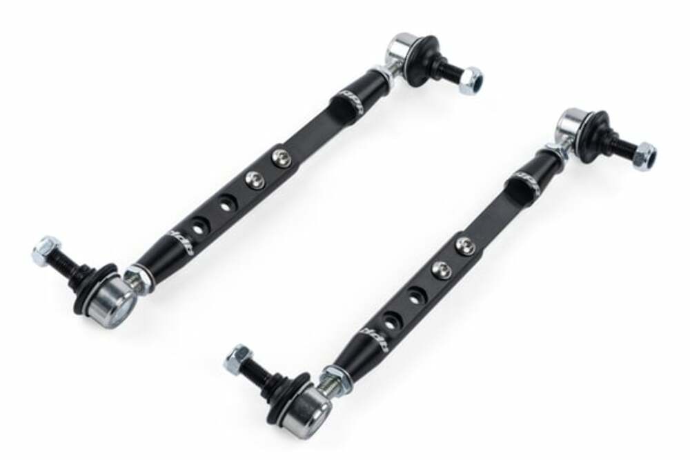Roll-Control Front Stabilizer Bar End Links (Ball Joint) for Audi and VW aluminum polished