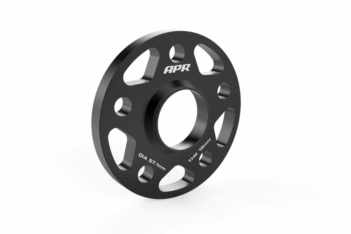 Spacers (Set of 2) - 57.1mm CB - 15mm Thick aluminum black