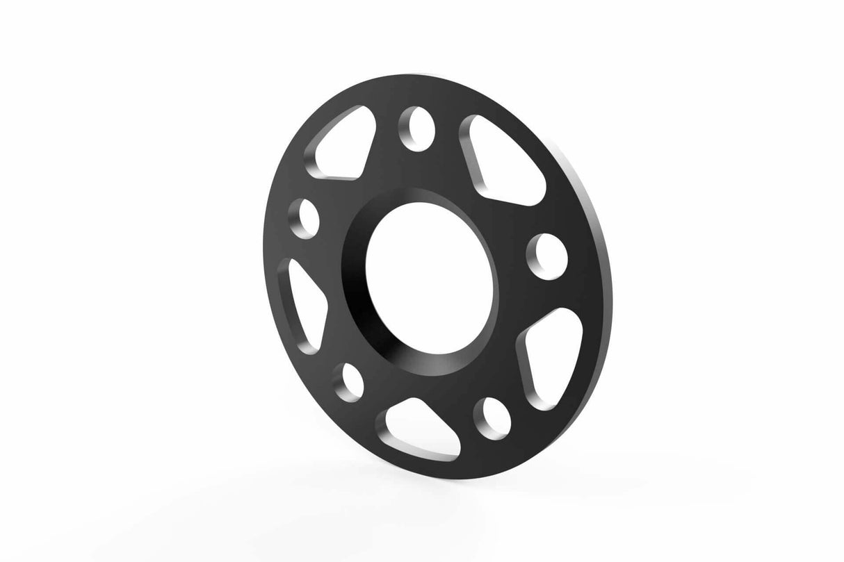 Spacers (Set of 2) - 57.1mm CB - 7mm Thick aluminum black