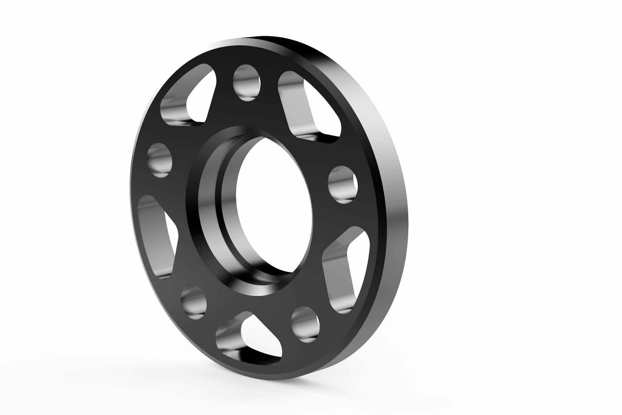 Spacers (Set of 2) - 66.5mm CB - 17mm Thick aluminum black