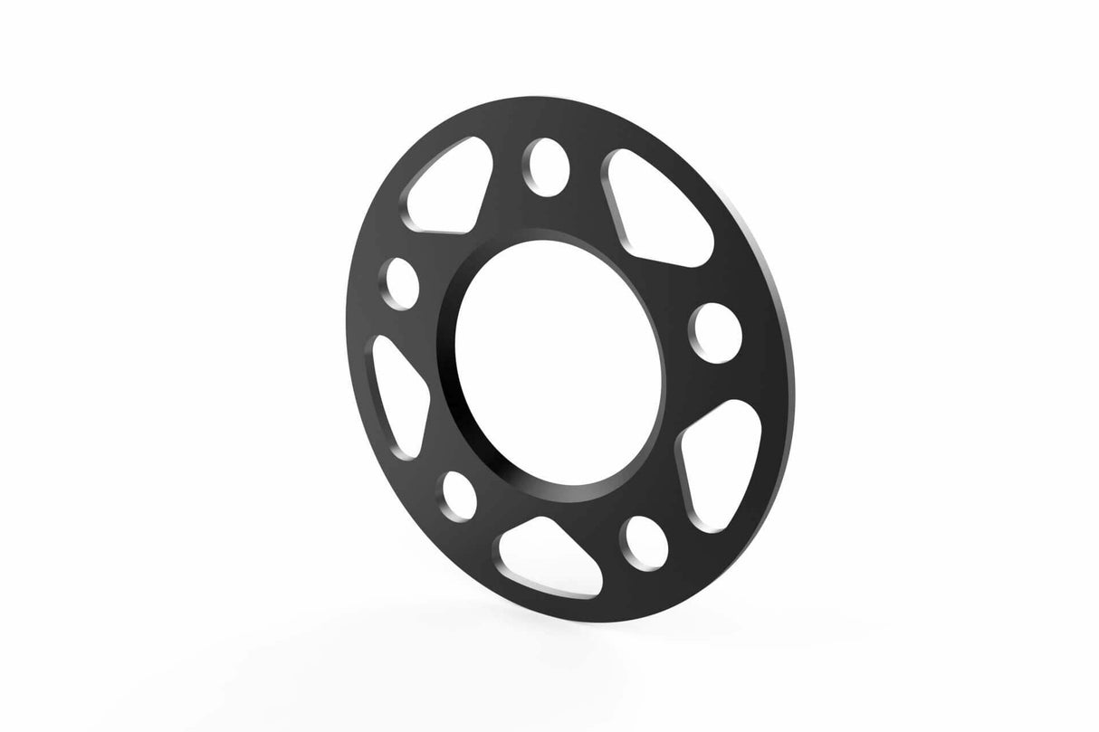 Spacers (Set of 2) - 66.5mm CB - 4mm Thick aluminum black