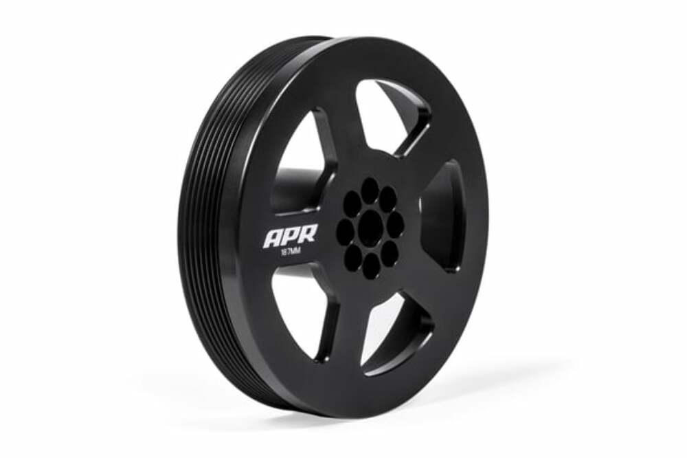 Supercharger Crank Pulley - 3.0 TFSI billet aluminum black