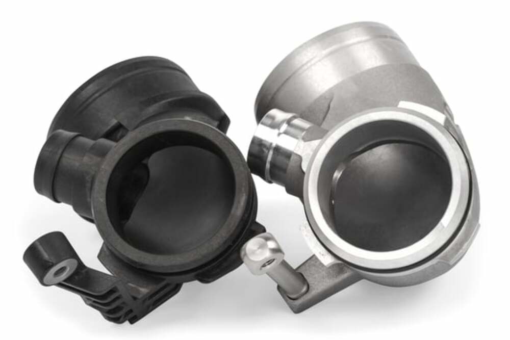 Turbo Inlet Pipe - 1.8/2.0T - MQB for Audi and VW carbon fiber aluminum