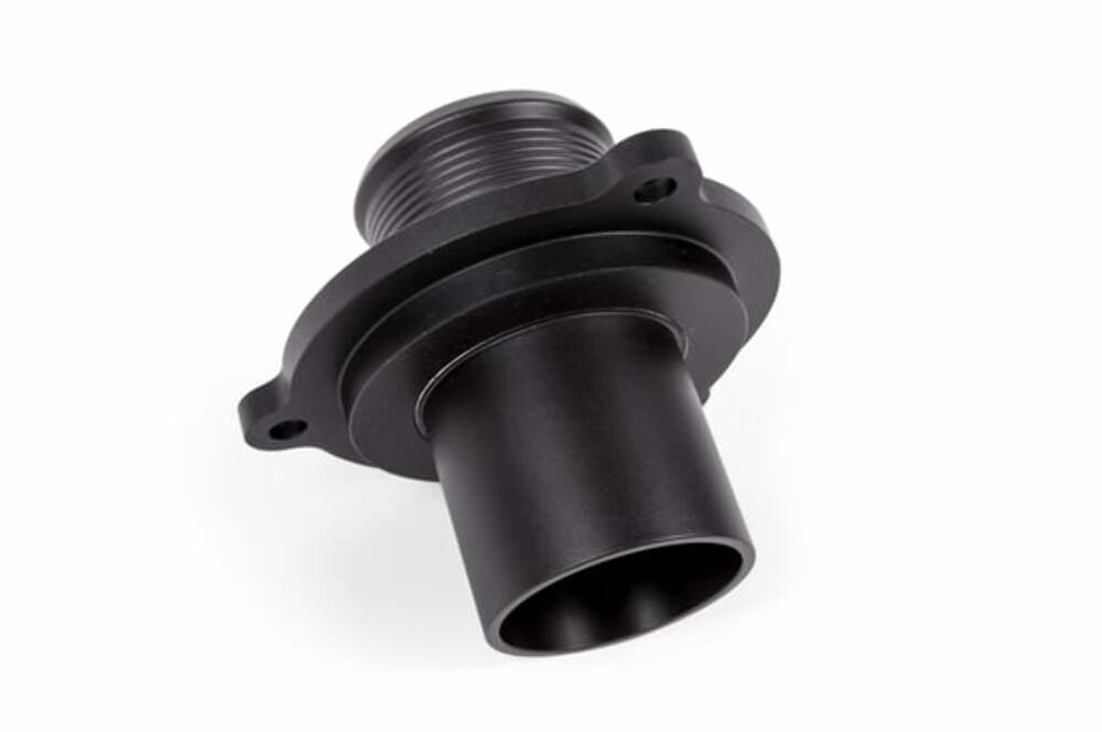 Turbo Muffler Delete for Audi and VW billet aluminum black