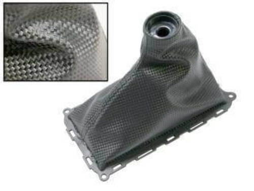 Shift Boot Carbon FiberLook fits FordMustang 10-14 Drake MuscleCars AR3Z-7277-CF