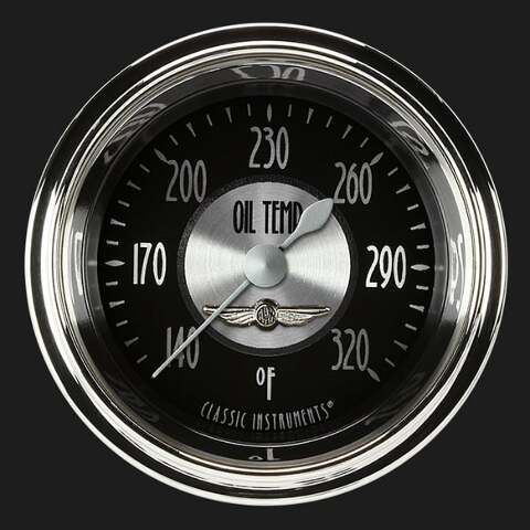 All American Tradition 2 1/8" Oil Temperature Gauge AT128SHC