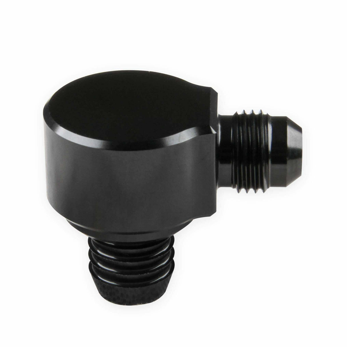 Brake Booster Check Valve - Billet Aluminum - 90 Degree - AT252006ERL AN fitting black