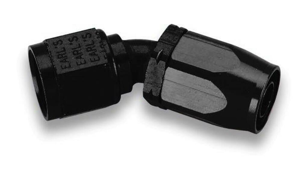 Auto-Fit Hose End - AT304604ERL AN fitting black aluminum