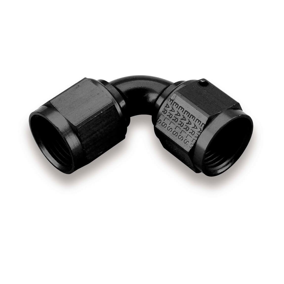 Earls 90 Degree -10 AN Female to Female Swivel - AT935110ERL