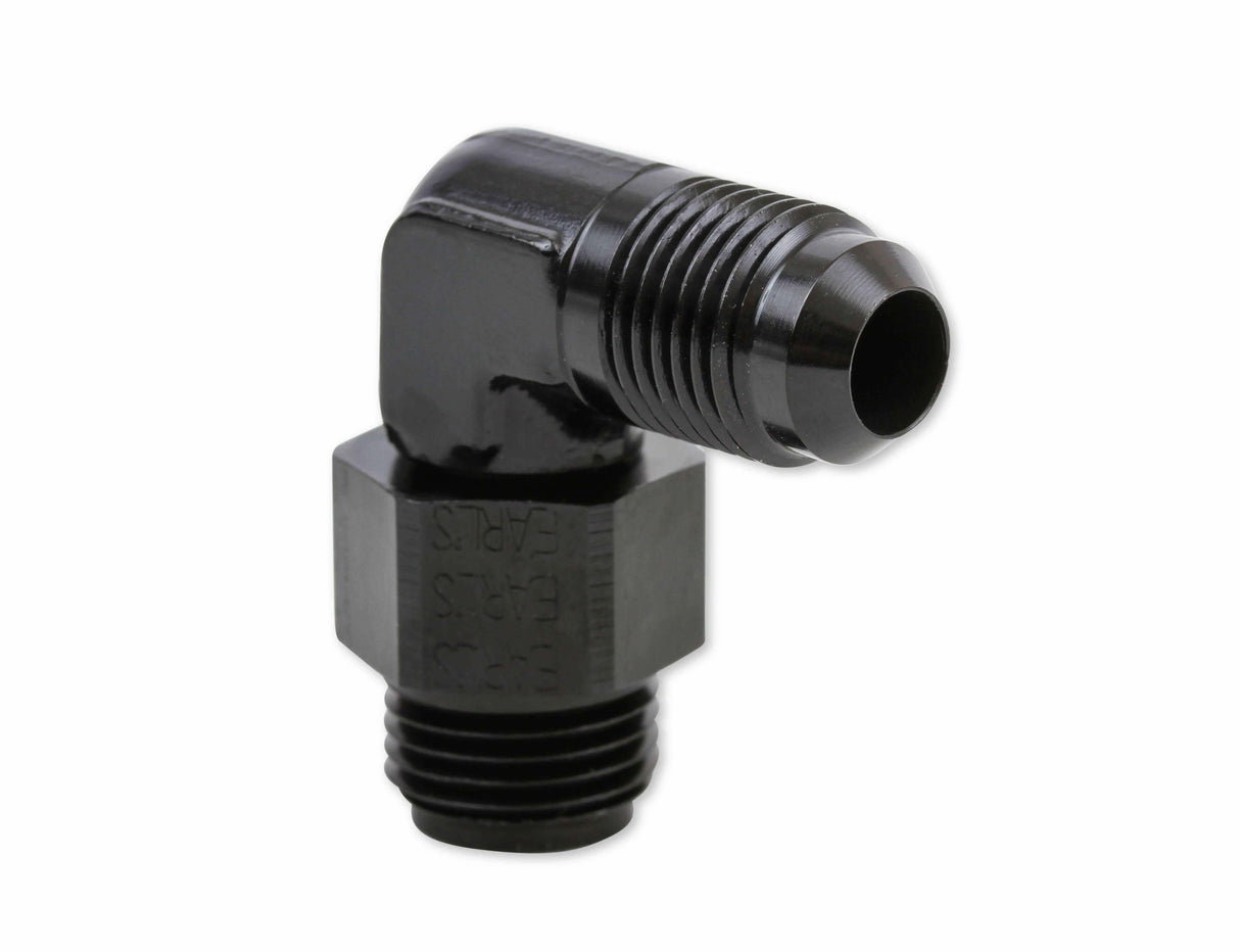 Earls 90 Degree -6 AN Male to 5/8-18 Inverted Flare Male Swivel - AT949096ERL