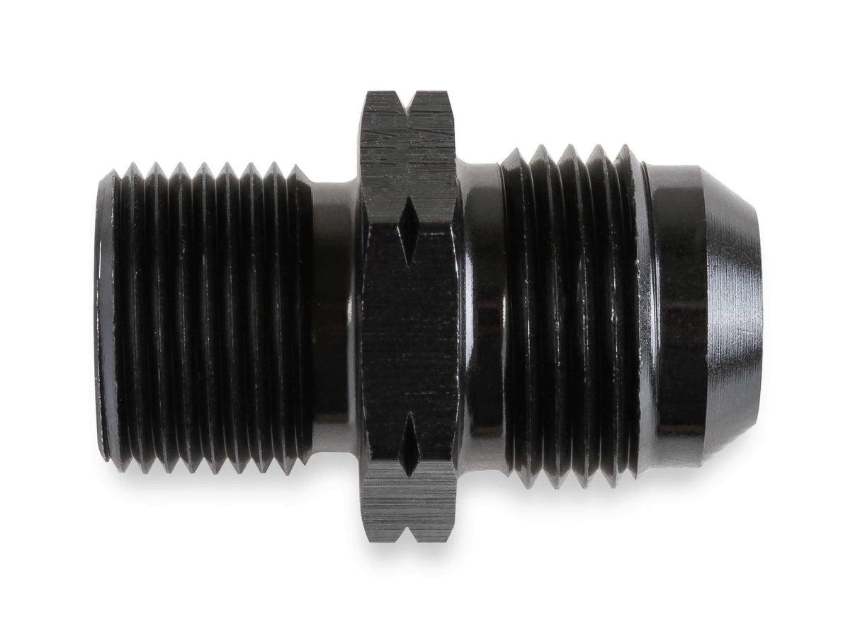 Earls Straight Male AN -8 to 12mm x 1.5 - Black - AT9919EFGERL