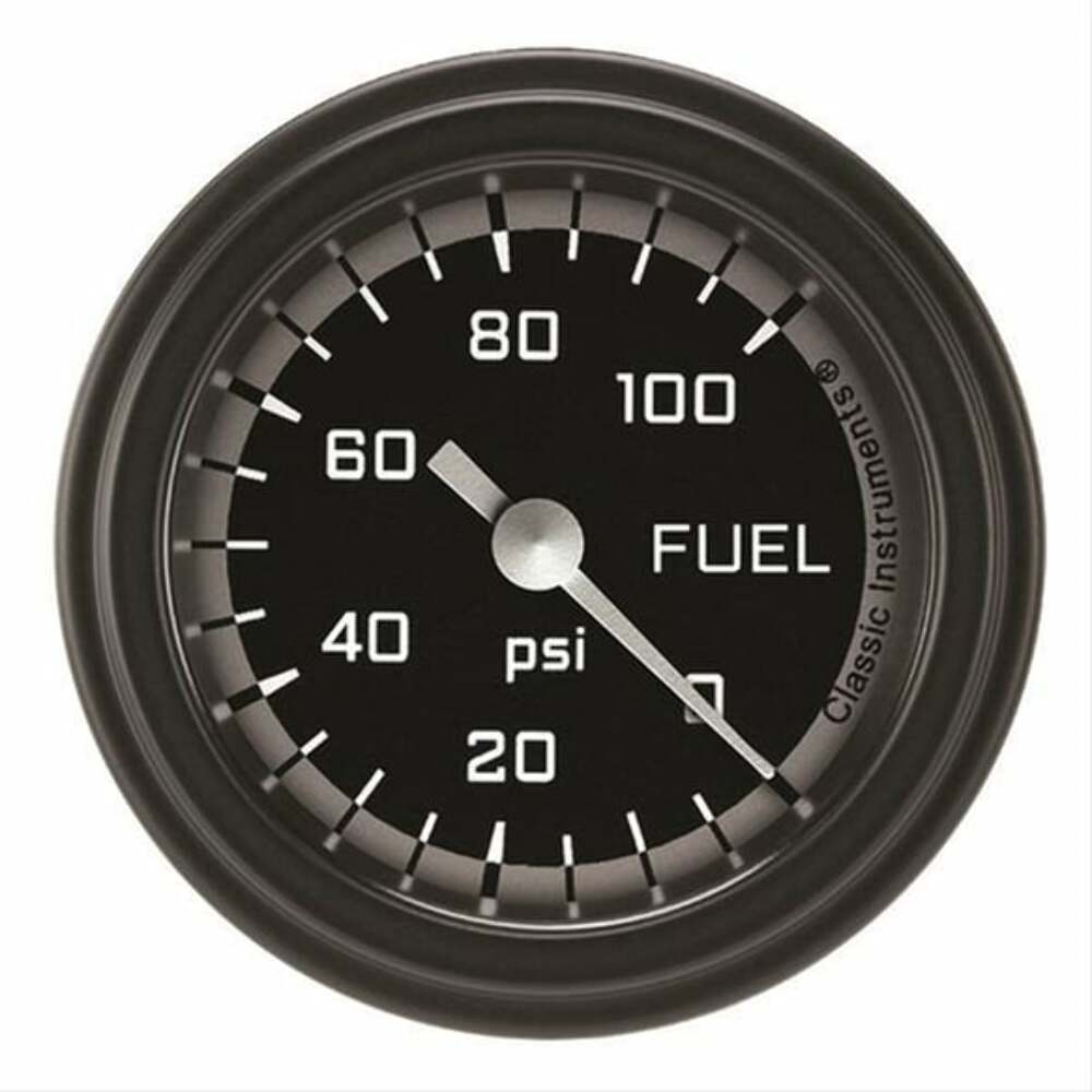 Classic analog gauge set black